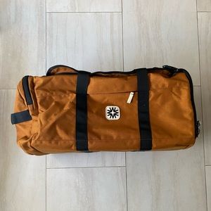 Walker Goods Valley Duffle Bag in Rust